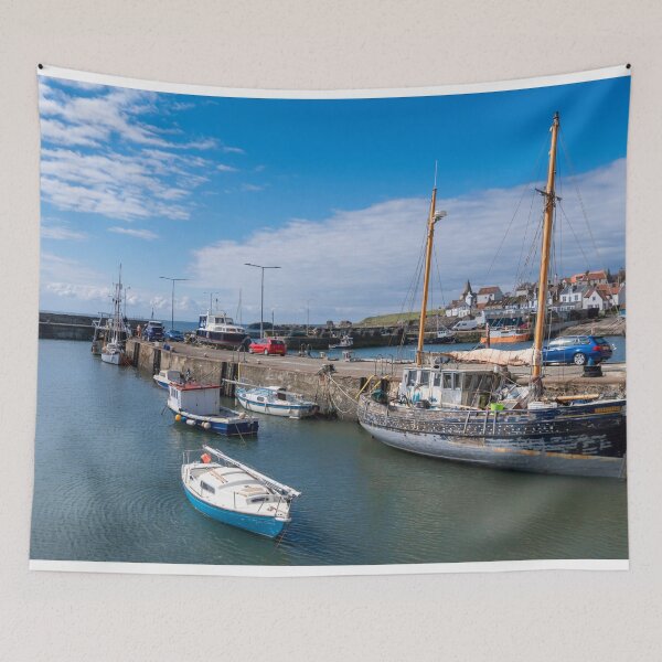 Item preview, St Monans Harbour East Neuk Of Fife Scotland designed and sold by GG WALL ART.