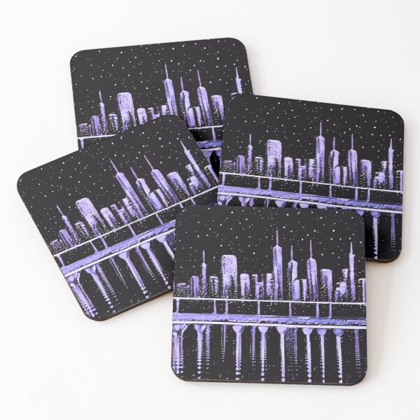 Item preview, Purple Night City designed and sold by Pretty-Bird.