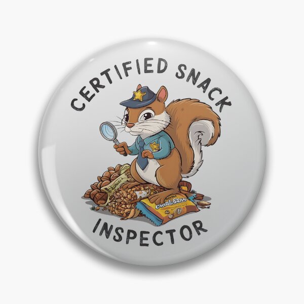Item preview, Certified Snack Inspector Funny Hiking and Camping designed and sold by Little Designs.