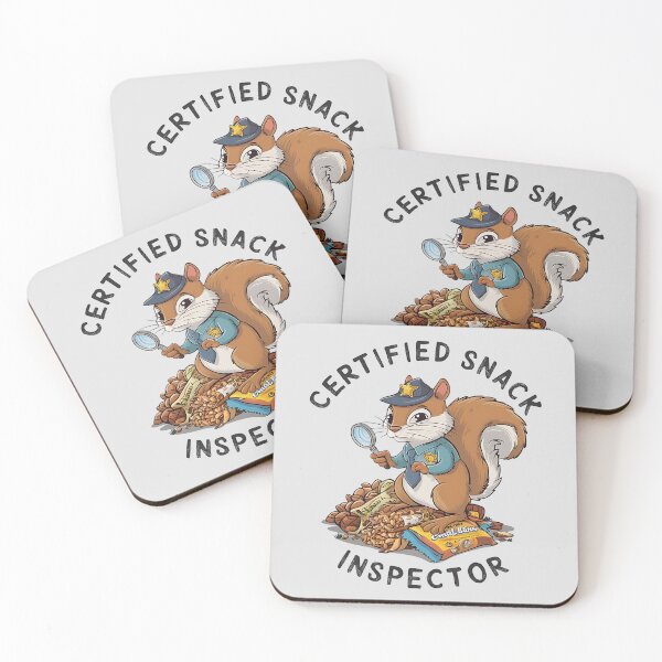 Item preview, Certified Snack Inspector Funny Hiking and Camping designed and sold by Little Designs.