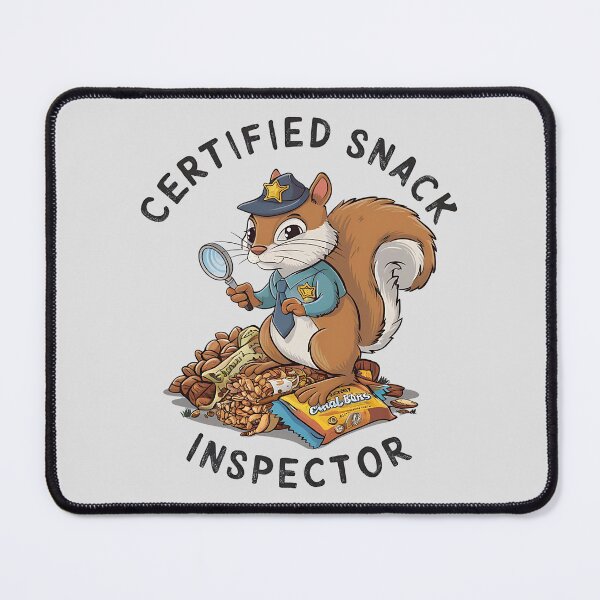 Item preview, Certified Snack Inspector Funny Hiking and Camping designed and sold by Little Designs.