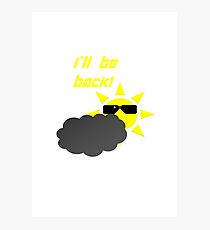 Sun and Cloud Photographic Print