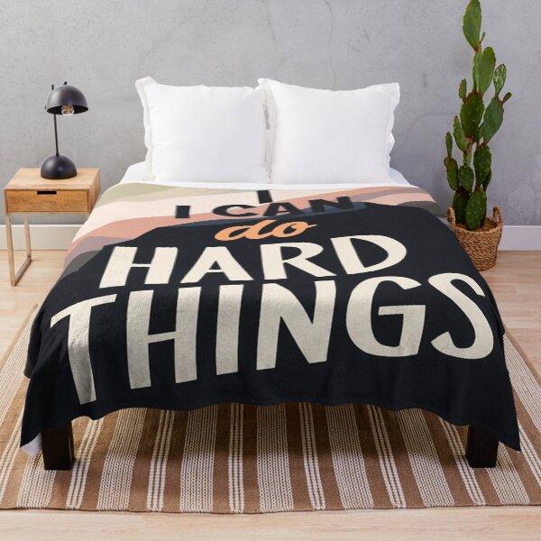 Item preview, I Can Do Hard Things designed and sold by Hairball-Pets.