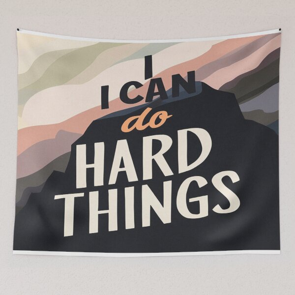 Item preview, I Can Do Hard Things designed and sold by Hairball-Pets.