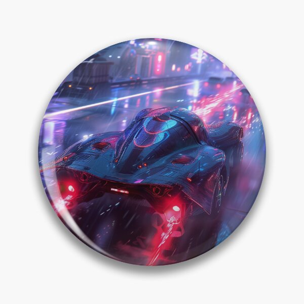 Item preview, Neon Velocity on Rainy Streets designed and sold by palmyst.