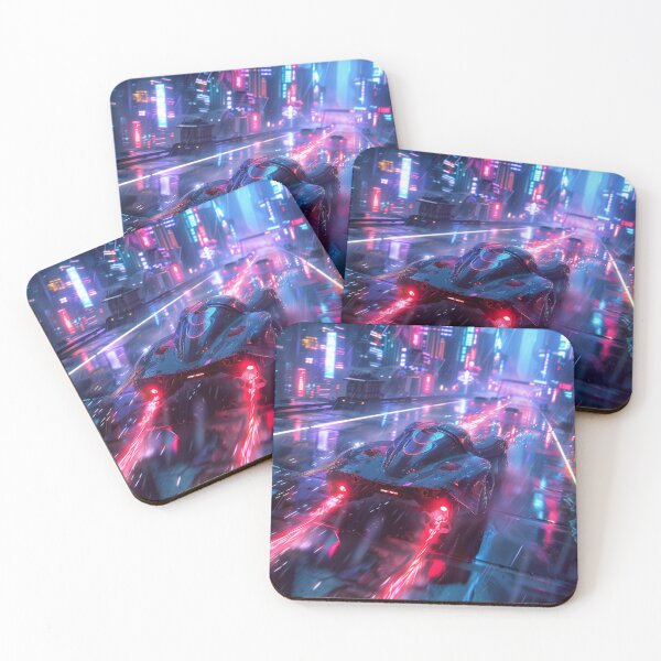 Item preview, Neon Velocity on Rainy Streets designed and sold by palmyst.