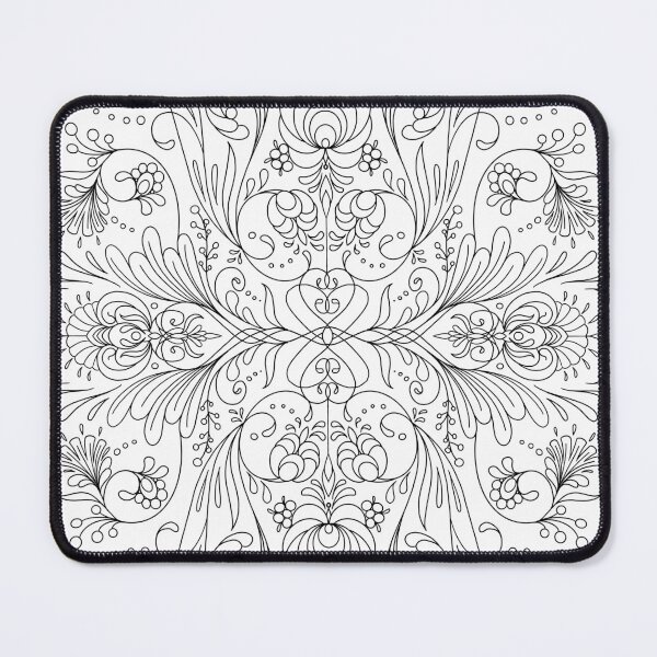 Item preview, Hungarian Folk Art design, detailed floral design designed and sold by susyrdesign.