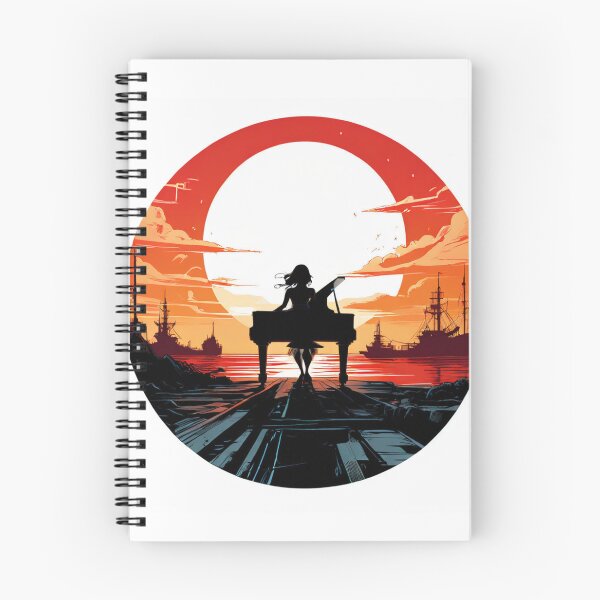 Item preview, Symphony of Sunset: A Woman and Her Music designed and sold by Colorful-Garden.