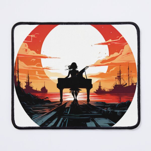 Item preview, Symphony of Sunset: A Woman and Her Music designed and sold by Colorful-Garden.