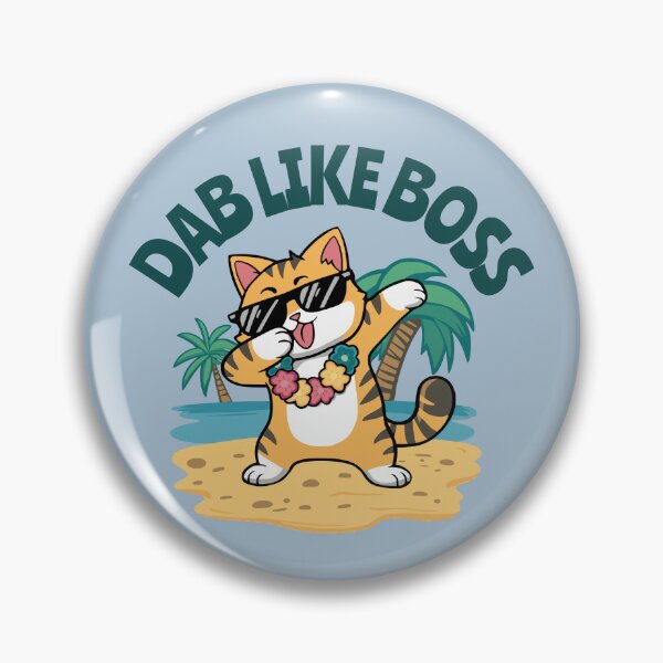 Item preview, Dab Like Boss Cute Funny Cat designed and sold by NosandEdgy.