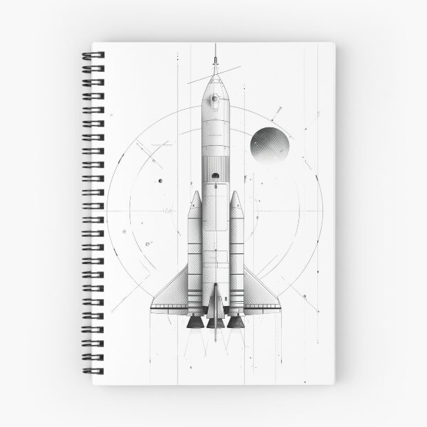 Item preview, Monochrome Launch of Space Dreams designed and sold by palmyst.