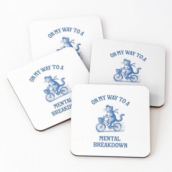 Item preview, Vintage cartoon mental breakdown funny pun designed and sold by DestinationAU.
