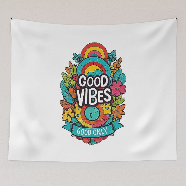 Item preview, Motivational Good Vibes Good Only. designed and sold by Giulivo Store Graphic.