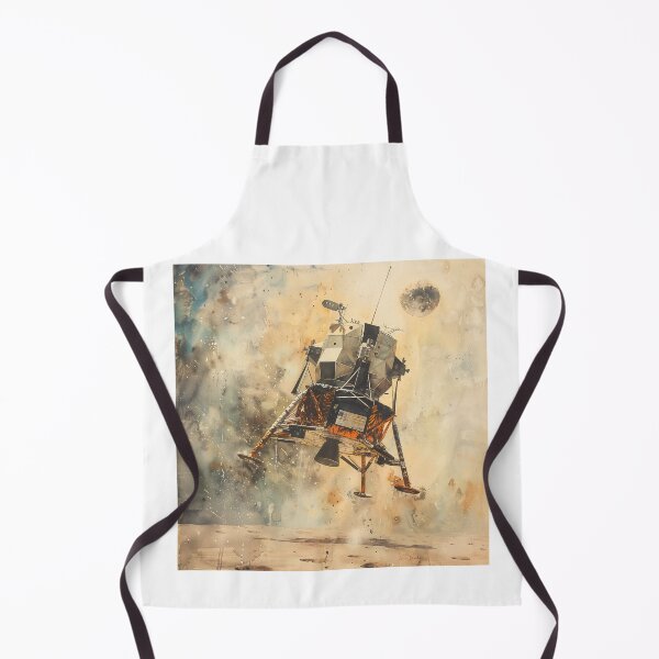 Item preview, Watercolor Moon Landing Reimagined designed and sold by palmyst.