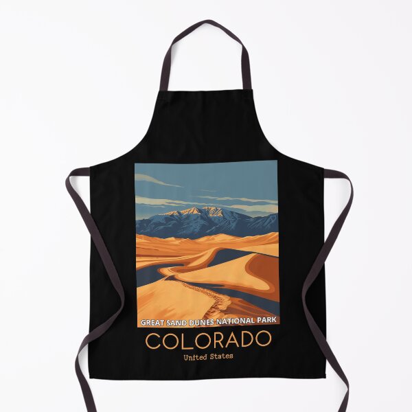 Item preview, A Vintage Travel Illustration of the Great Sand Dunes National Park - Colorado - US designed and sold by GoodOldVintage.