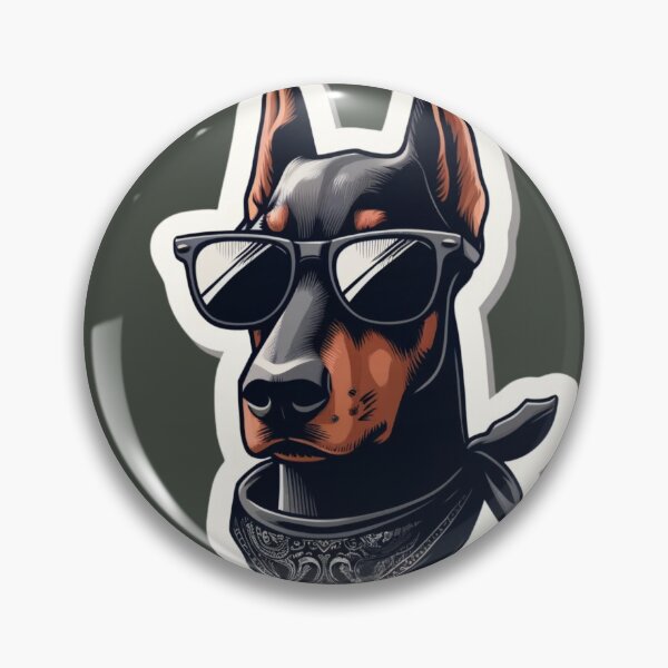 Item preview, Cool Doberman with Sunglasses designed and sold by NeatSplash.