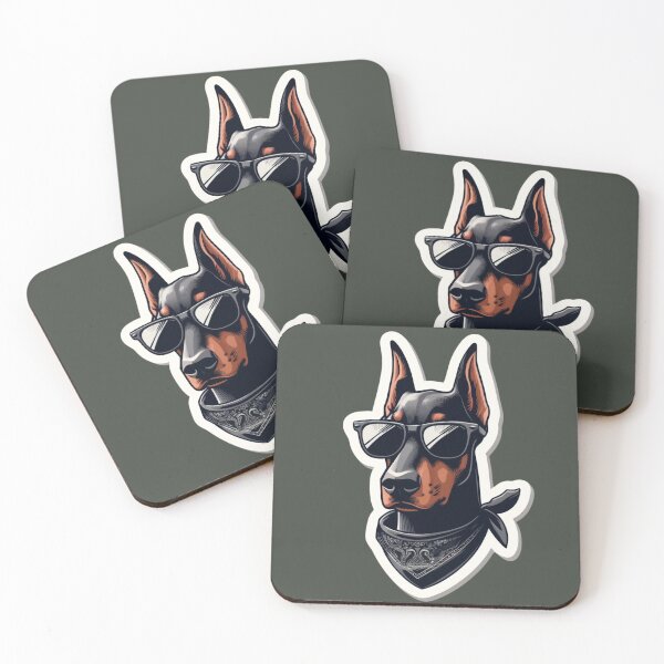 Item preview, Cool Doberman with Sunglasses designed and sold by NeatSplash.