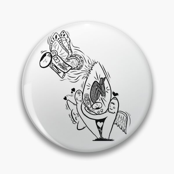 Item preview, cocoon changes - butterfly - fly boy designed and sold by Majnun Drawings.