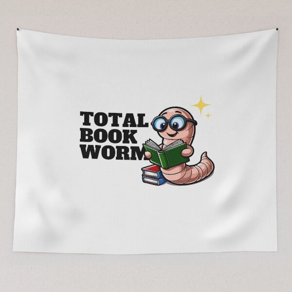Item preview, Total Book Worm designed and sold by cave-canvas.
