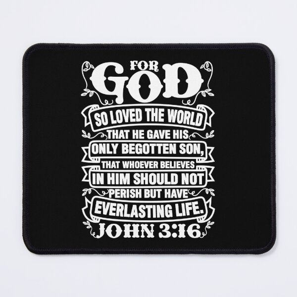 Item preview, John 3:16 For God So Loved The World designed and sold by plushism.