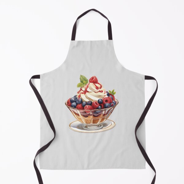 Item preview, Fruity Raspberries and Blueberries Parfait Sundae designed and sold by Alicia Chee.