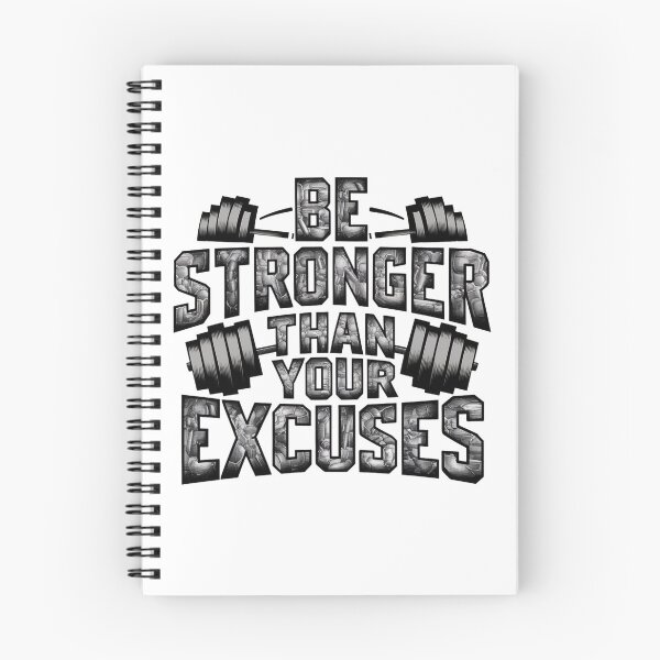 Item preview, Be Stronger Than Your Excuses  designed and sold by Hairball-Pets.