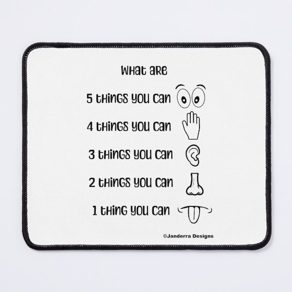 Item preview, Grounding Exercises 5 senses designed and sold by JanderraDesigns.