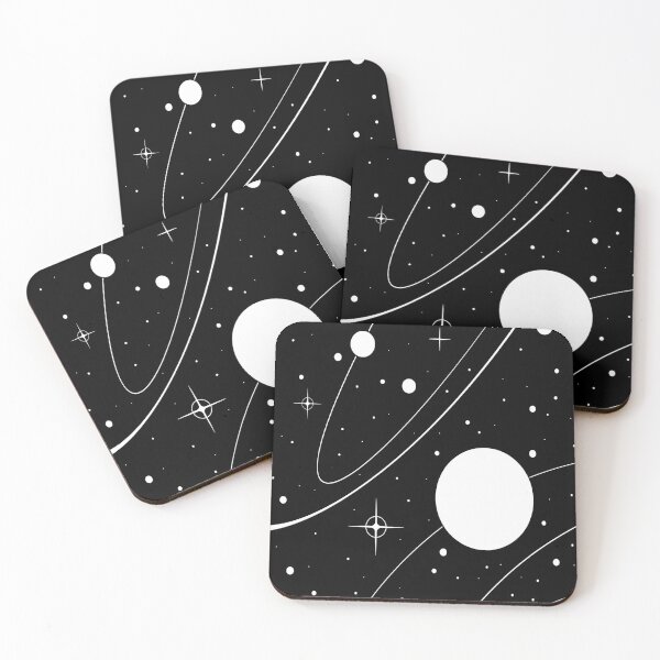 Item preview, White Planets In Space designed and sold by Nunaprettyshop.