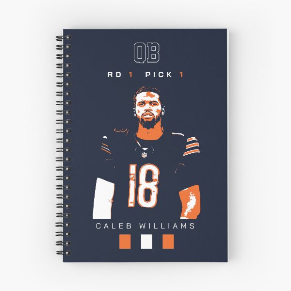 Item preview, Caleb Williams QB #18 Alternate Round 1 Pick 1 Art designed and sold by Bear Creative.