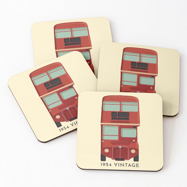 Item preview, Old Vintage London RM Routemaster AEC Bus 1954 Minimal designed and sold by KarenBakerArt.