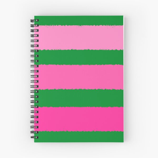 Item preview, Wide Pink and Green Stripes Clashing Colours  designed and sold by OneThreeSix.