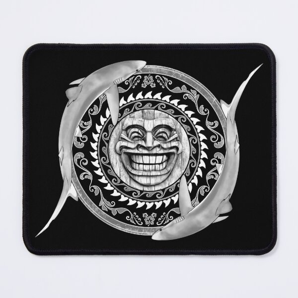Item preview, Blue Shark Tiki Sun designed and sold by NicGrayGraphic.