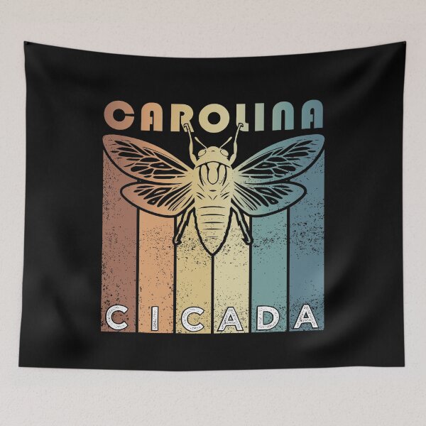 Item preview, Retro Carolina 2024 Cicada Summer Swarm, Vintage  Cicada designed and sold by ArtByKatti.