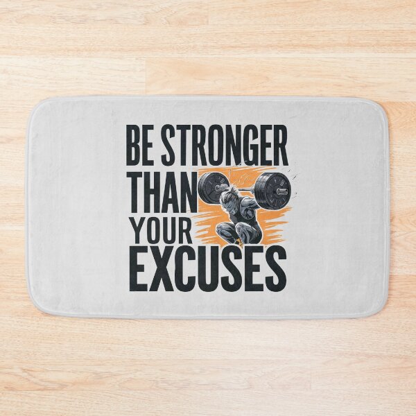 Item preview, Be Stronger Than Your Excuses designed and sold by Hairball-Pets.