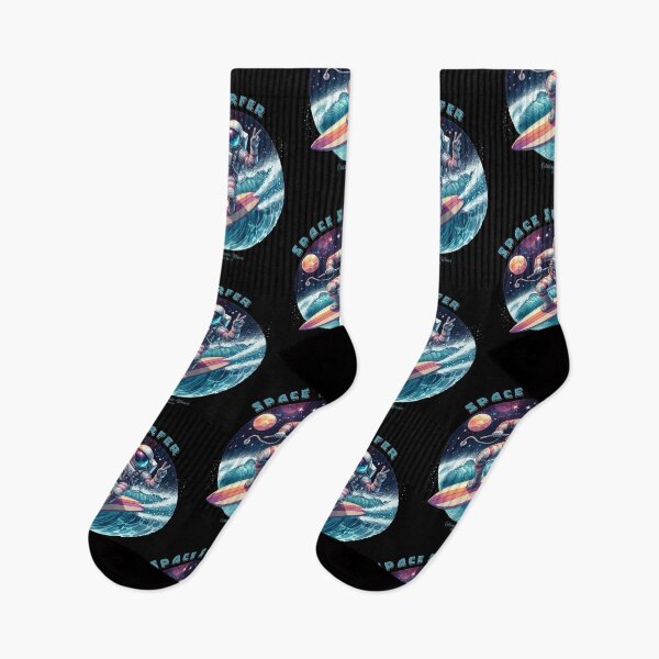 Item preview, Space Surfer Catching Cosmic Waves | Astronaut Surfing in Cosmos designed and sold by trendparrot.