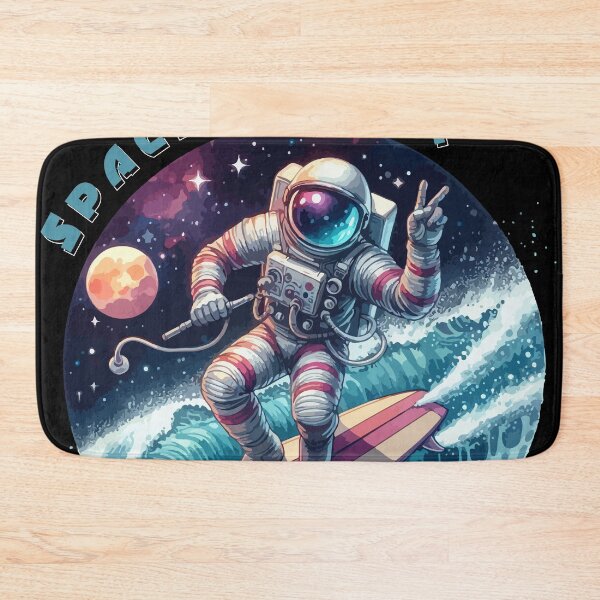 Item preview, Space Surfer Catching Cosmic Waves | Astronaut Surfing in Cosmos designed and sold by trendparrot.