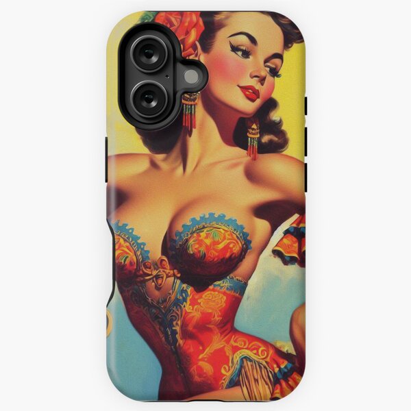 Item preview, Vintage Flamenco Pin-Up designed and sold by PulpVintage.