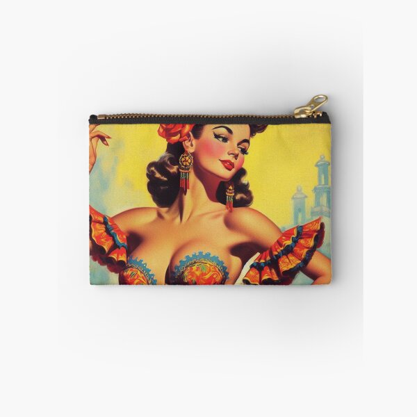 Item preview, Vintage Flamenco Pin-Up designed and sold by PulpVintage.