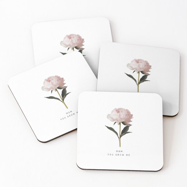 Item preview, Minimalist Pink Peony Flower - Mom You Grow Me designed and sold by Itsheartshop.