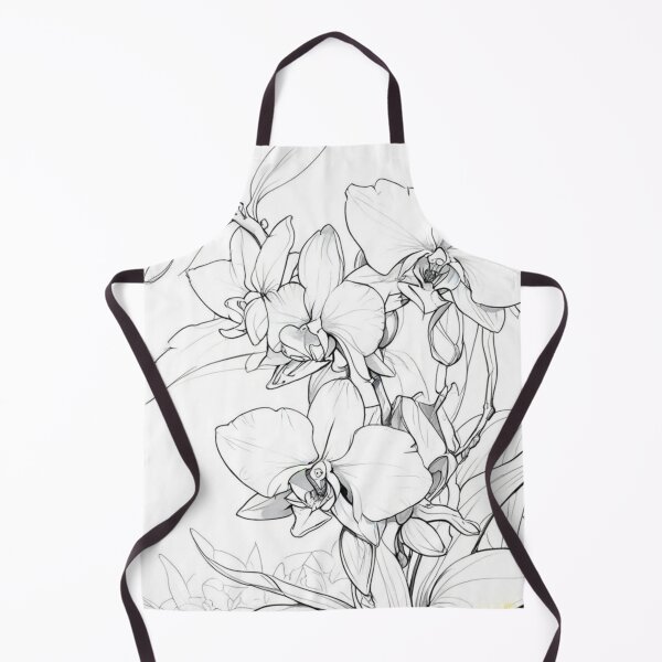 Item preview, Black white orchid designed and sold by Gina-rin.