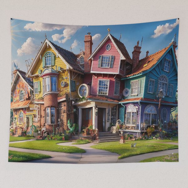 Item preview, Charming Colorful Victorian Home designed and sold by 3MillsDesign.
