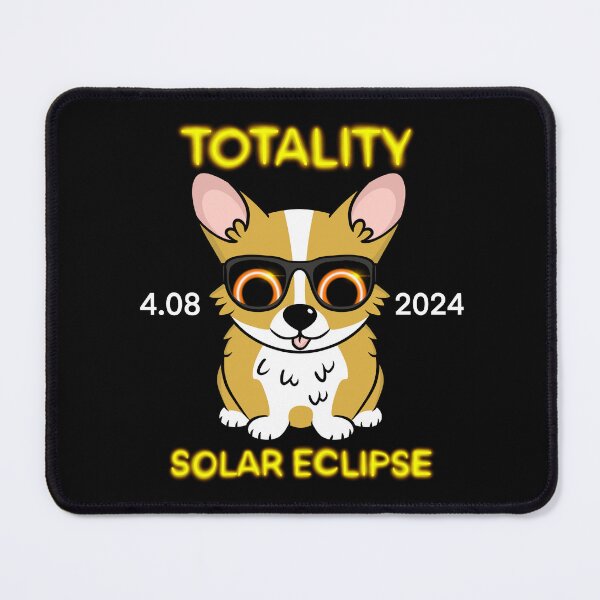 Item preview, Solar Eclipse Corgi designed and sold by DrawsCutePaws.