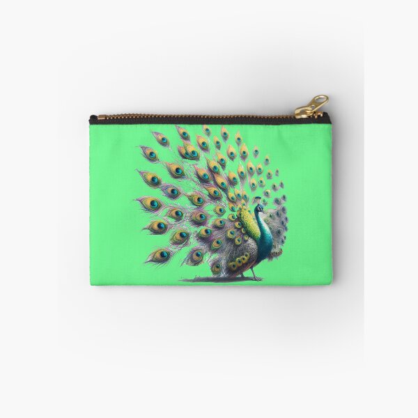 Item preview, Vivid 3D Peacock Sketch: Head & Feathers , designed and sold by PaintMeWorld.