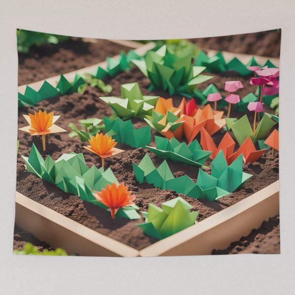 Item preview, Origami Art - Garden Bounty: The Veggie Patch designed and sold by ArtfulFolds.