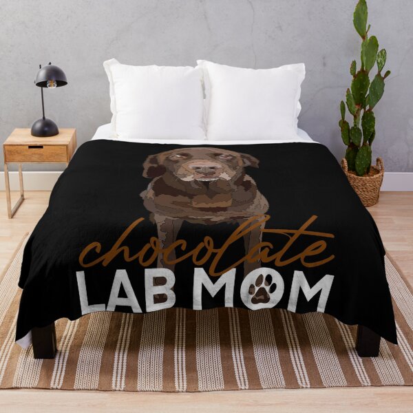 Item preview, Chocolate Lab Mom Sitting Retriever designed and sold by Just-Arts-4U.