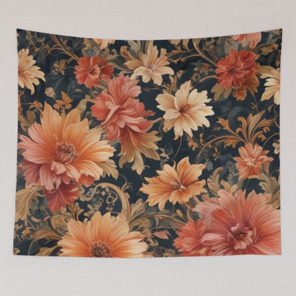 Item preview, Digital Baroque Florals Pattern Print Design designed and sold by imanshu.