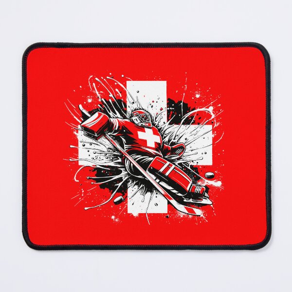 Item preview, Eishockey Schweiz - Schweizer Eishockey Goalie designed and sold by BabyYodaSticker.