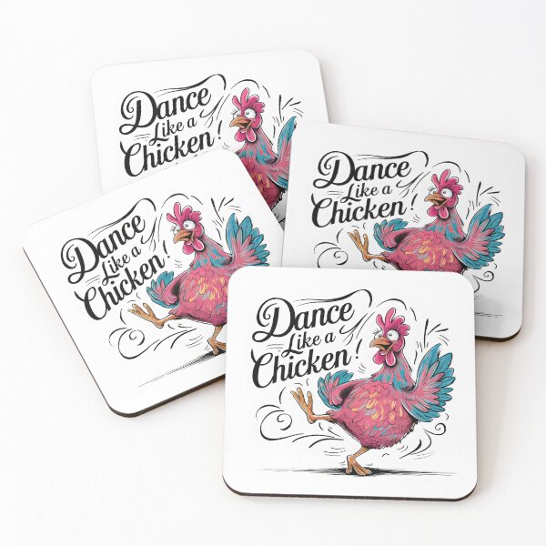 Item preview,  "Cheerful Chicken Dance Illustration" - Funny Tik Tok designed and sold by stickercuffs.