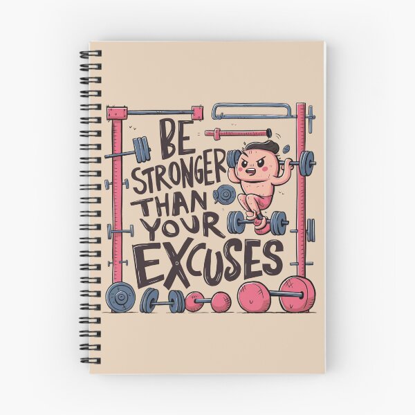 Item preview, Be Stronger Than Your Excuses designed and sold by Hairball-Pets.