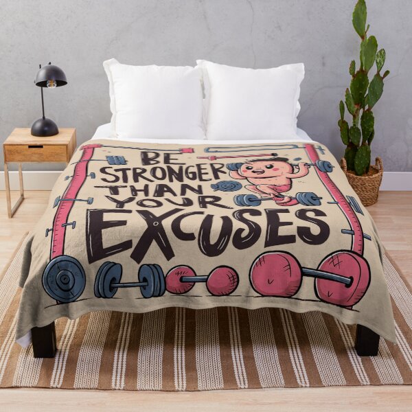 Item preview, Be Stronger Than Your Excuses designed and sold by Hairball-Pets.